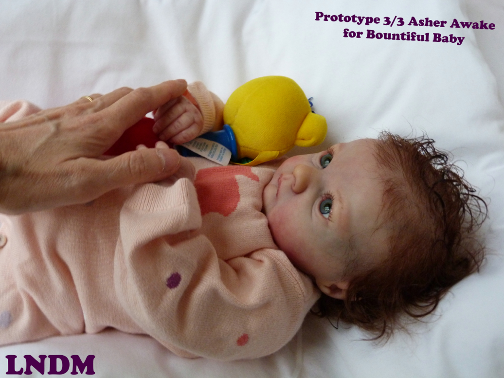 Reborn Doll Baby Girl Prototype Ooak Realborn R Asher Awake Ebay